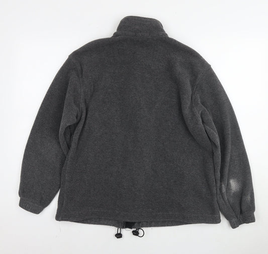 Marks and Spencer Womens Grey Jacket Size 14 Zip