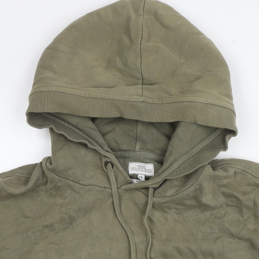 NEXT Womens Green Cotton Pullover Hoodie Size M Pullover