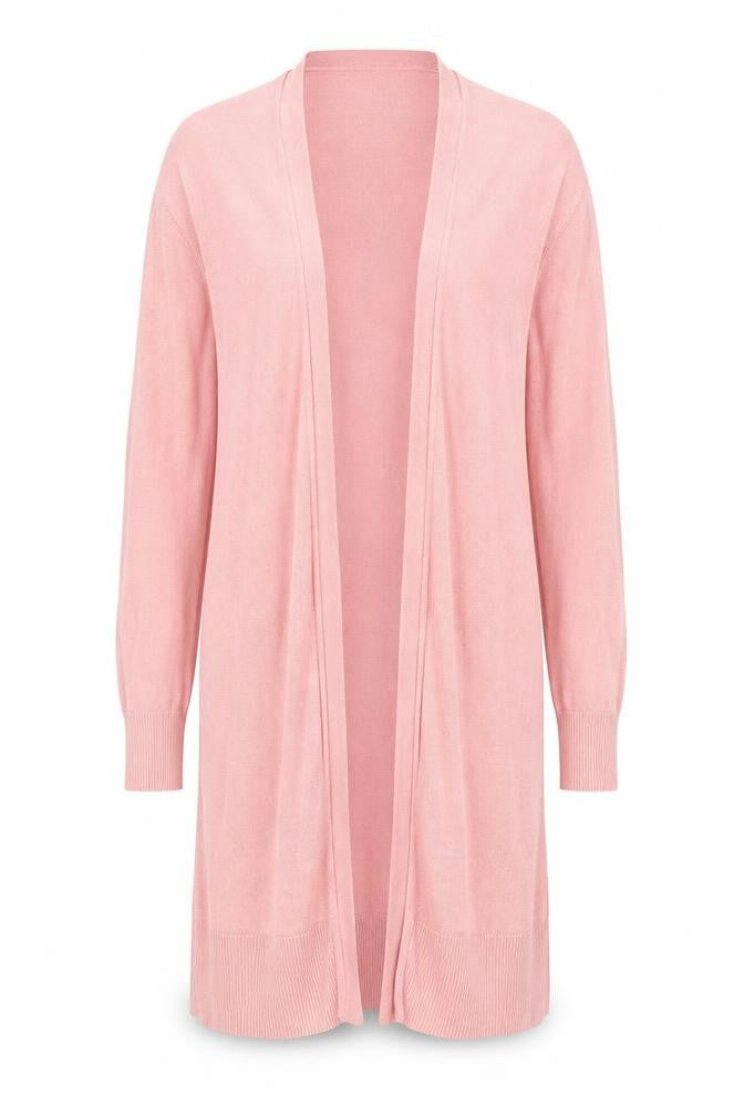 Oasis Womens Pink V-Neck Viscose Cardigan Jumper Size XS