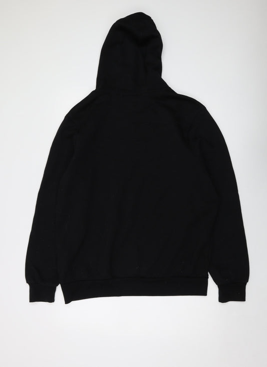 Slazenger Mens Black Polyester Pullover Hoodie Size L
