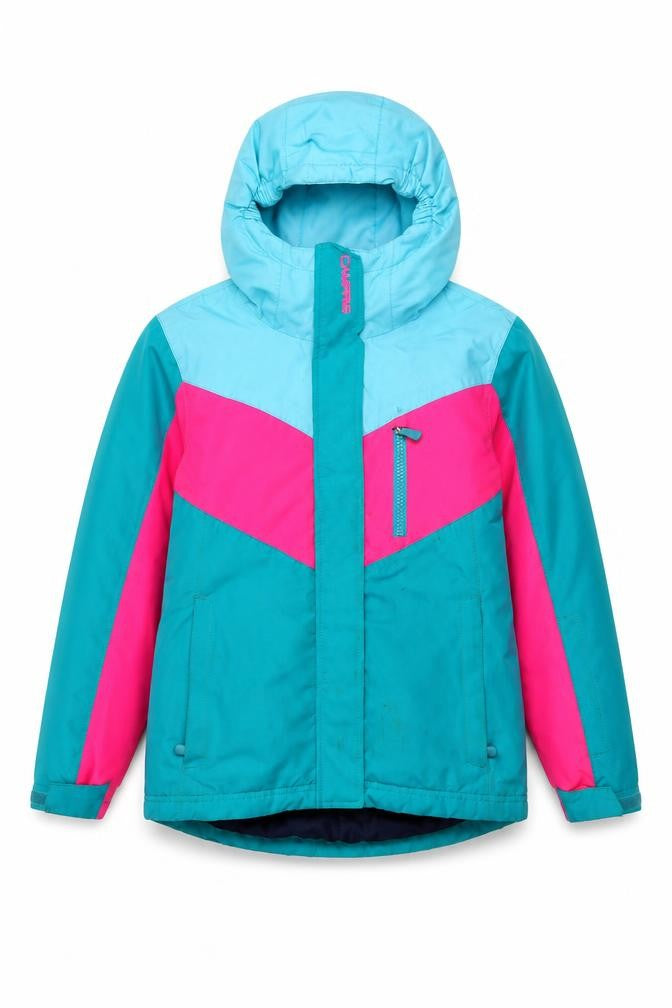 Camprio Girls Blue Jacket Size 7-8 Years Zip