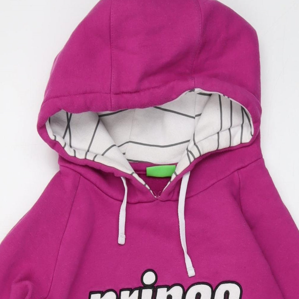 Prince Womens Pink Cotton Pullover Hoodie Size M Pullover
