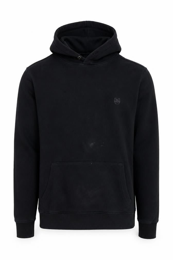 883 Police Mens Black Cotton Pullover Hoodie Size M