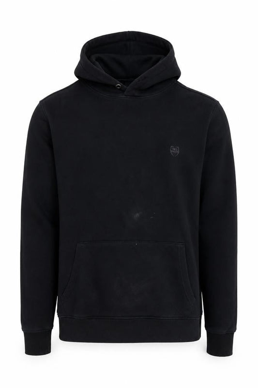 883 Police Mens Black Cotton Pullover Hoodie Size M