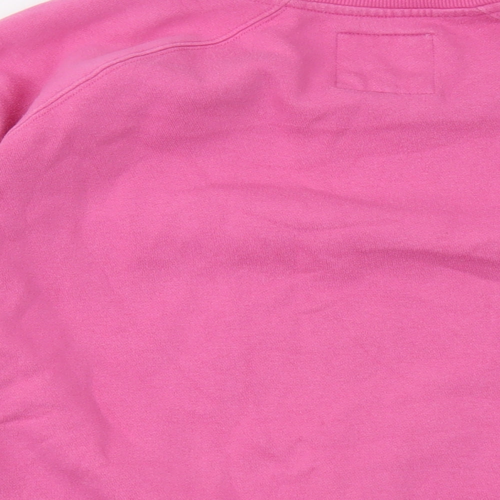 Crew Clothing Womens Pink Cotton Pullover Sweatshirt Size 18 Pullover