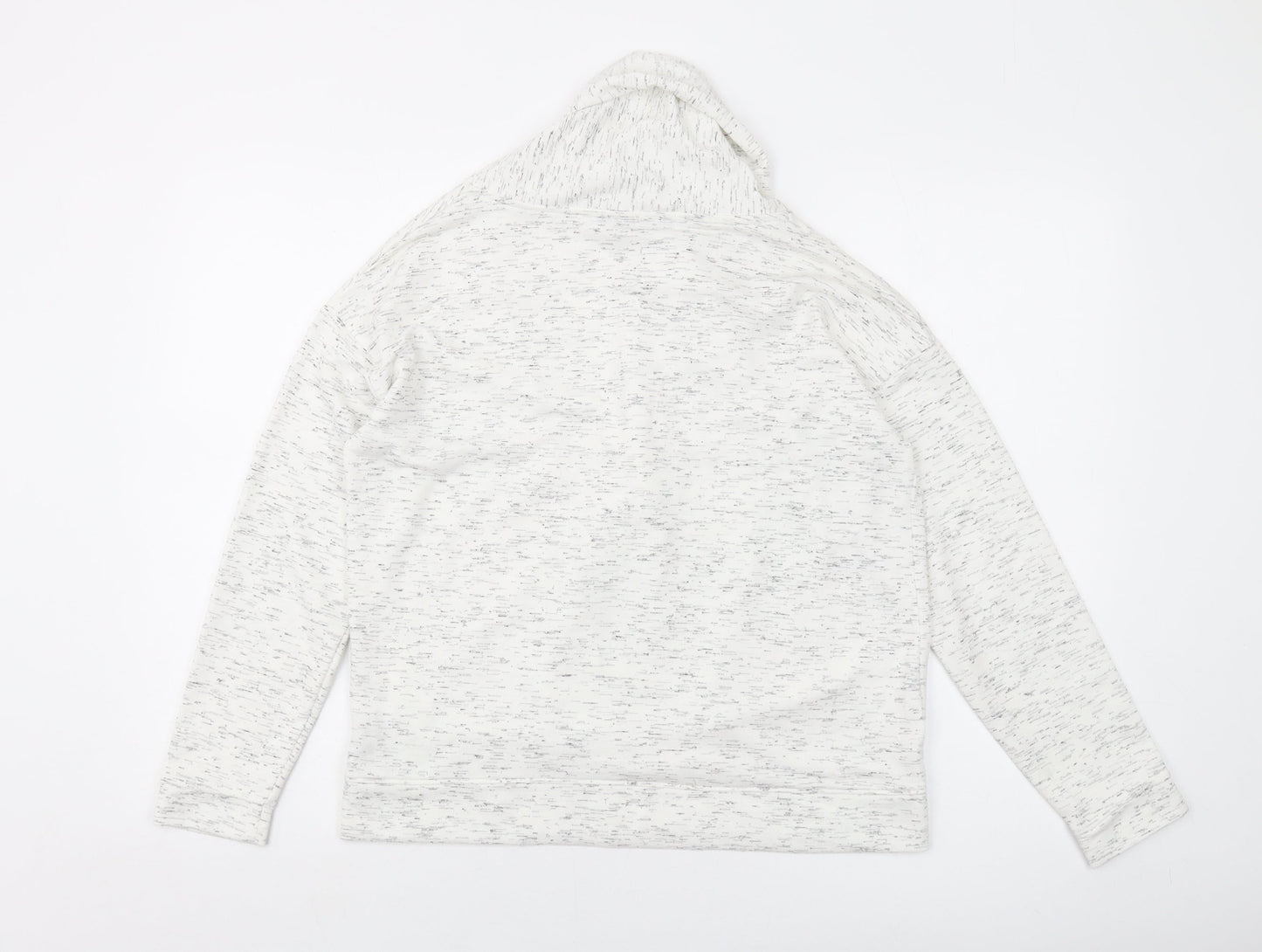 Marks and Spencer Womens Ivory Polyester Pullover Sweatshirt Size 14 Pullover