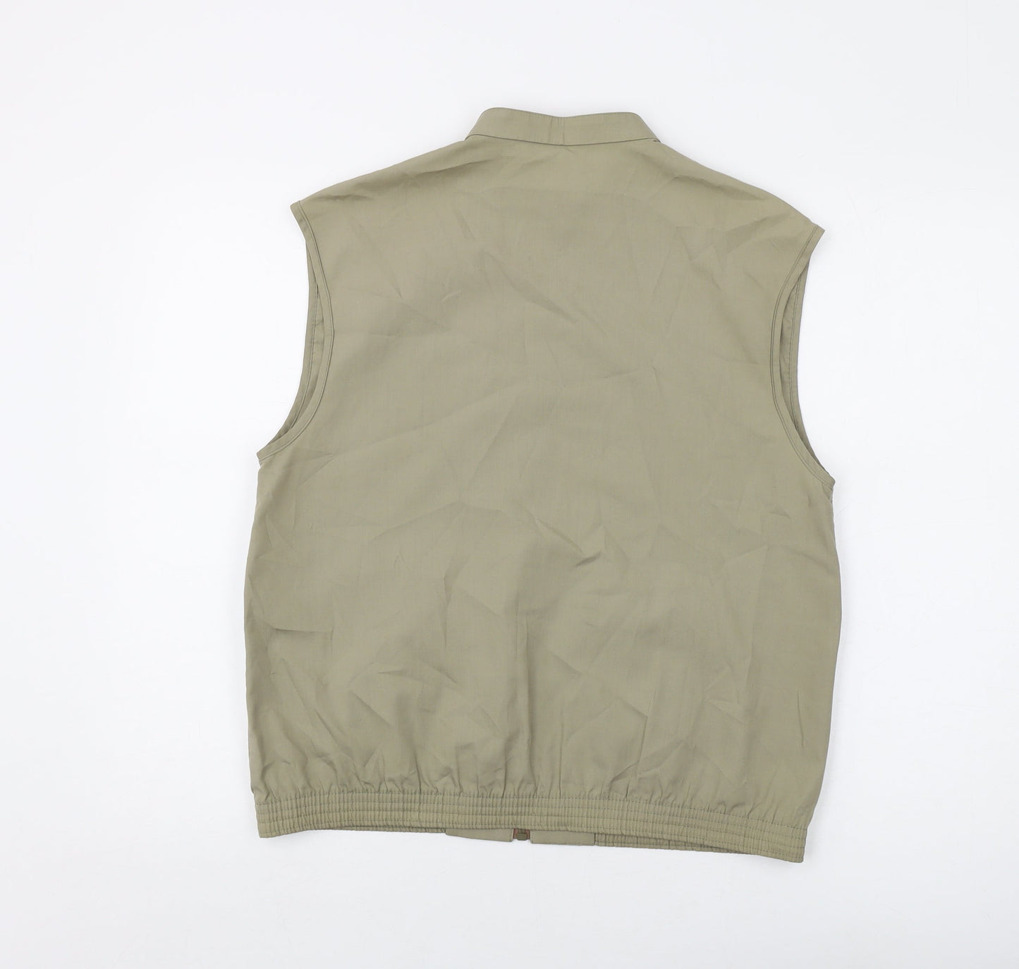 Matchset Womens Green Jacket Waistcoat Size 12 Zip