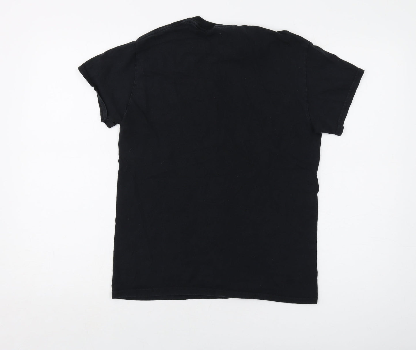 Star Wars Womens Black Cotton Basic T-Shirt Size S Crew Neck