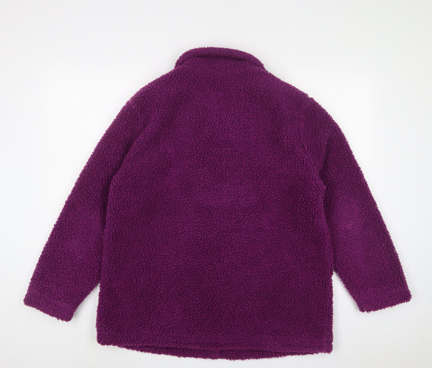 Damart Womens Purple Jacket Size 14 Button