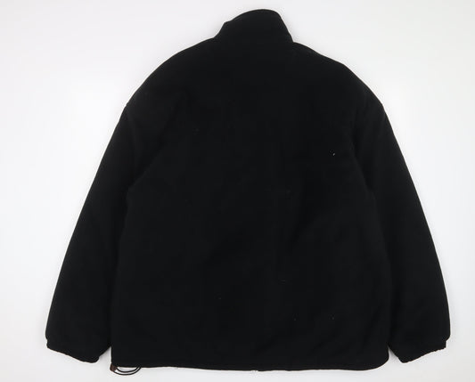 High Mount Mens Black Jacket Size XL Zip