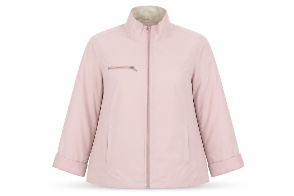 Berkertex Womens Pink Jacket Size 14 Zip