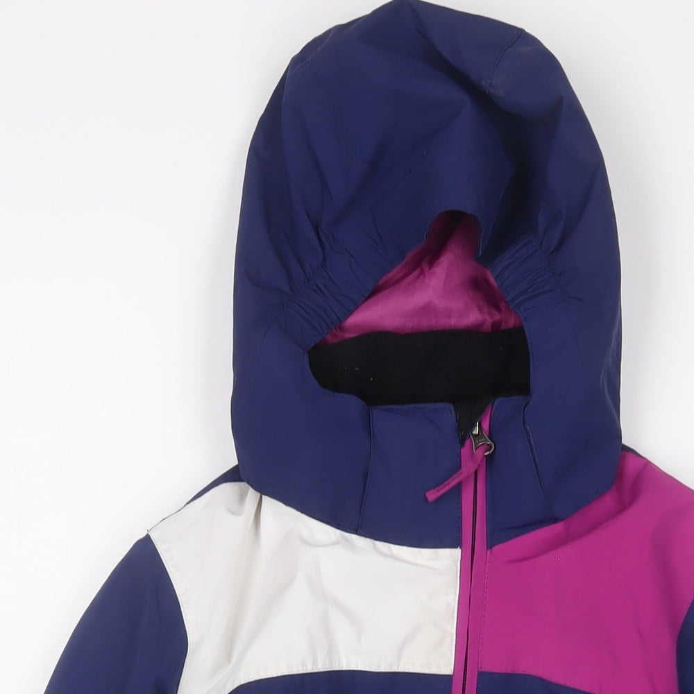 Crane Womens Purple Jacket Coat Size 10 Zip - Zip Pockets