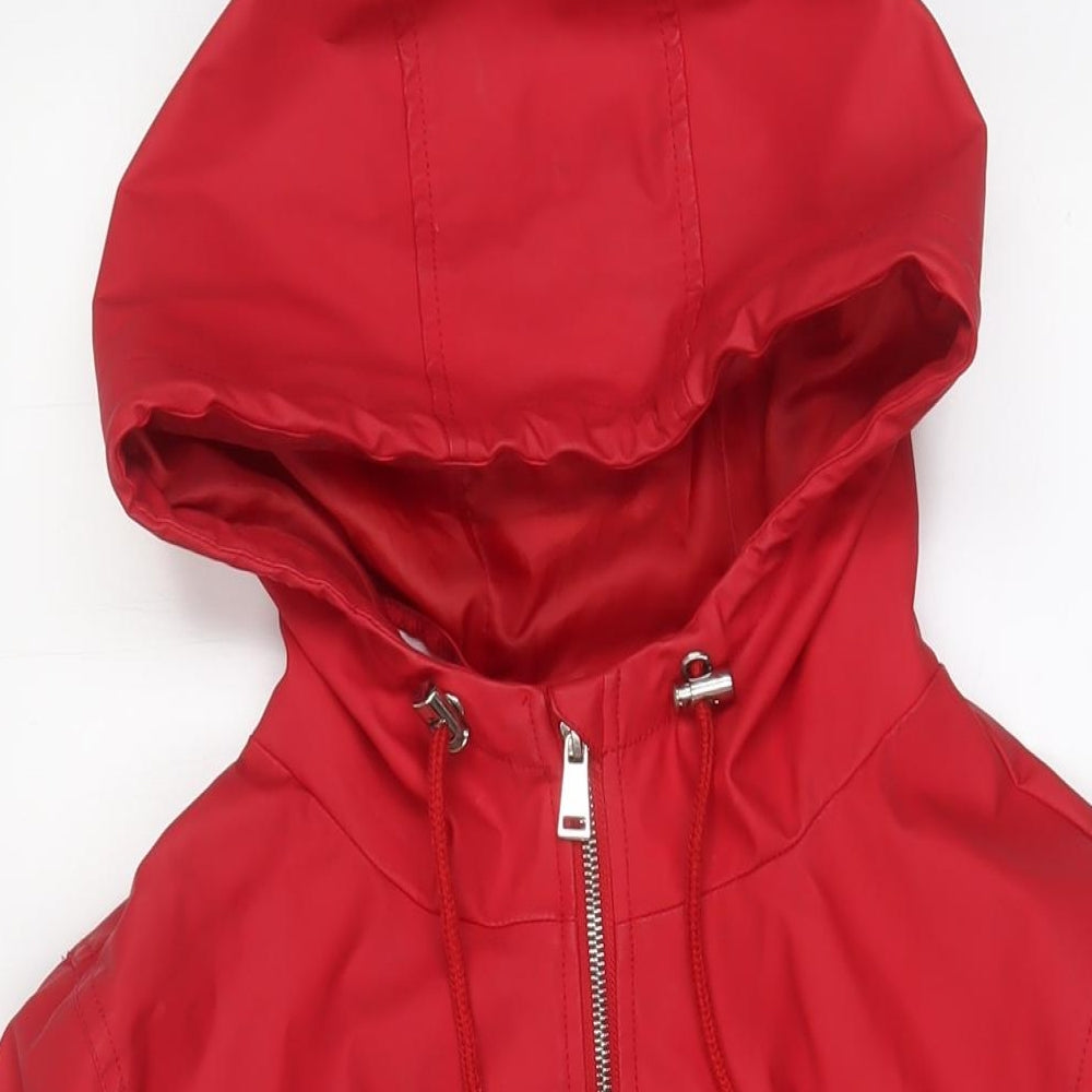 New Look Womens Red Jacket Size 14 Zip