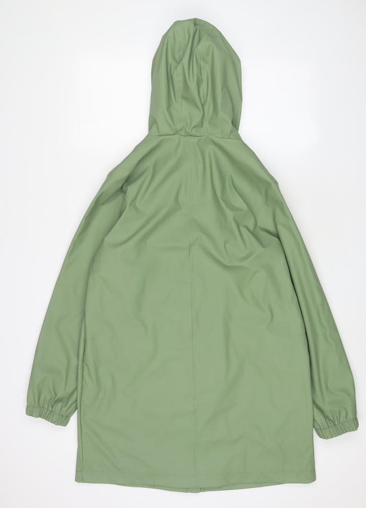 Marks and Spencer Womens Green Jacket Size 12 Zip