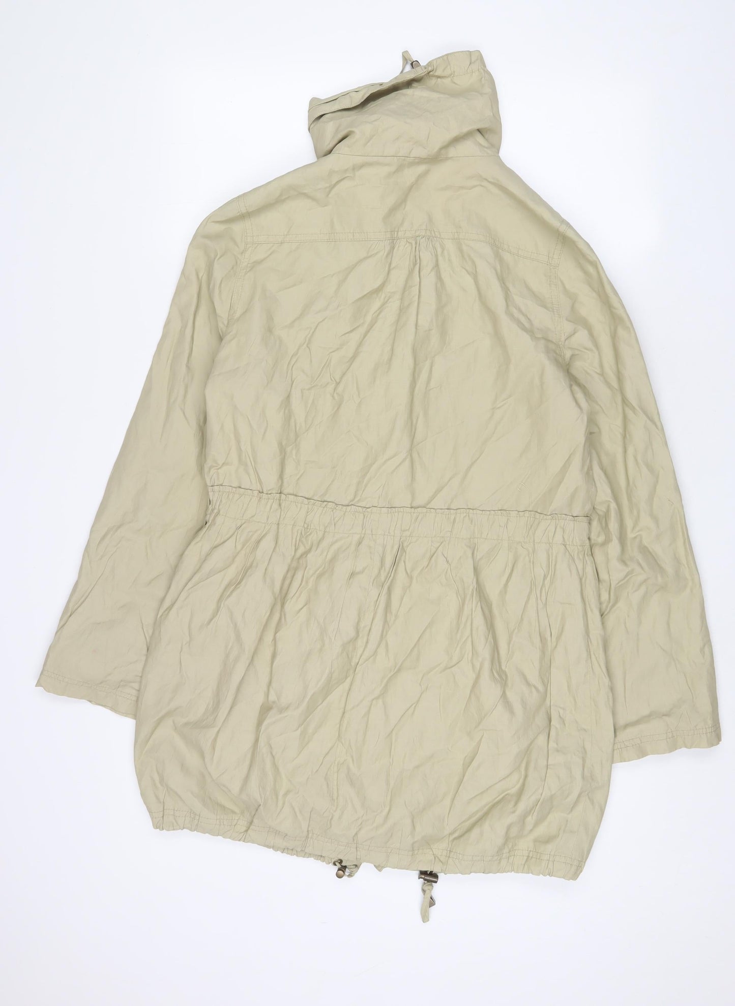 Debenhams Womens Beige Jacket Size 12 Zip