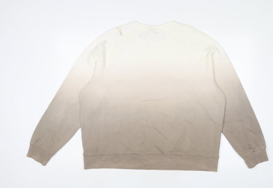 Marks and Spencer Womens Brown Cotton Pullover Sweatshirt Size M Pullover