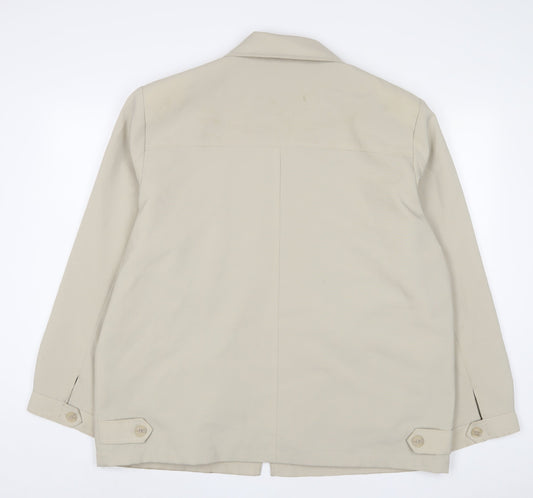 Finesse Mens Beige Jacket Size 2XL Zip
