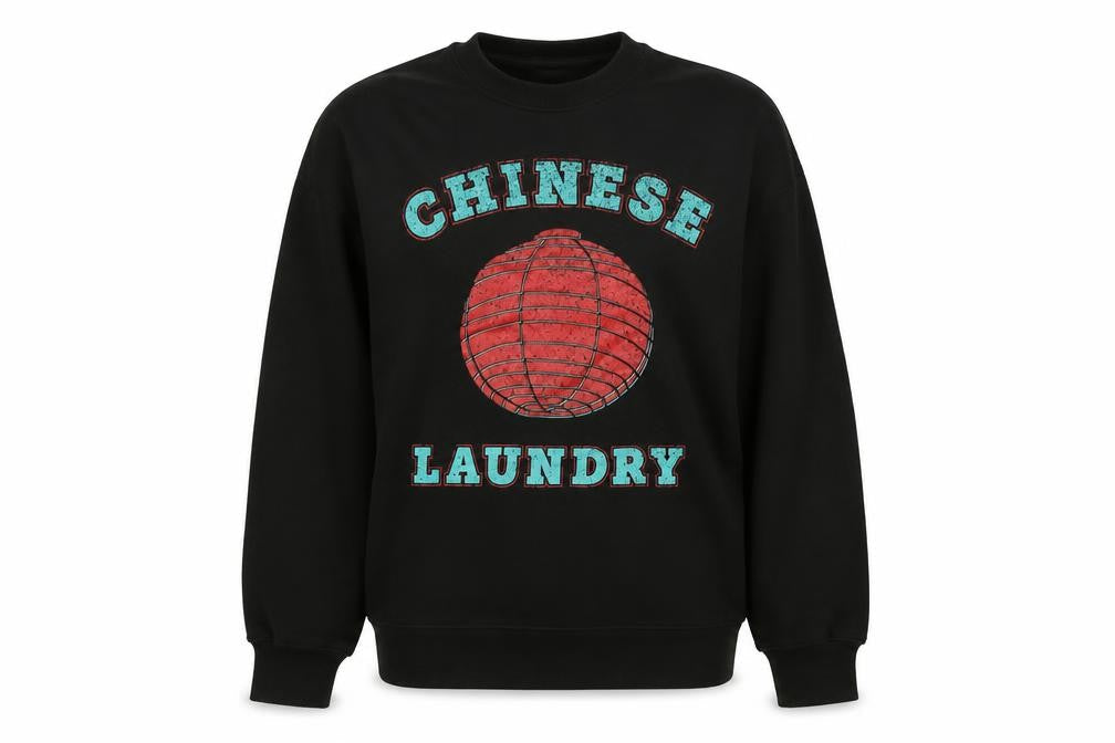 Chinese Laundry Womens Black Polyester Pullover Sweatshirt Size M
