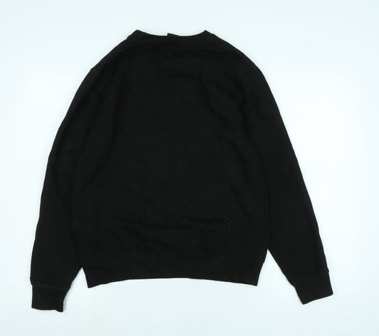 Chinese Laundry Womens Black Polyester Pullover Sweatshirt Size M