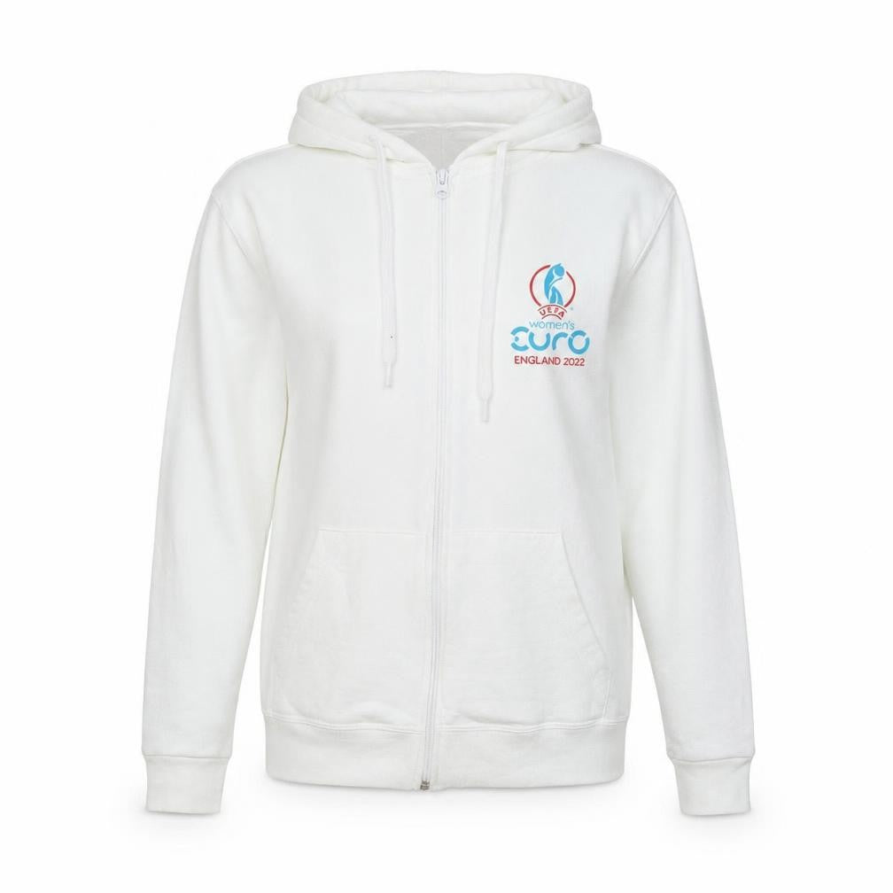 Womens UK Size S  UEFA White Polyester Jacket