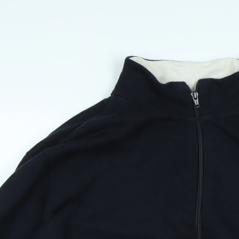 Burton Mens Blue Jacket Size M Zip - Best of British