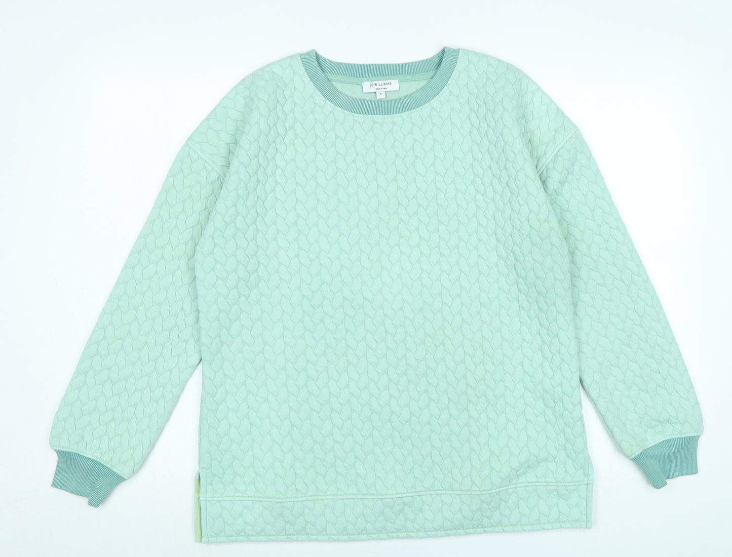 JD Williams Womens Green Polyester Pullover Sweatshirt Size 10