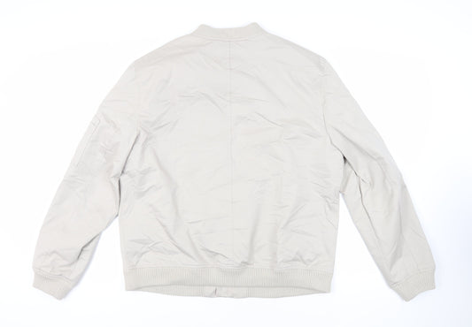 Marks and Spencer Mens Beige Jacket Size XL Zip