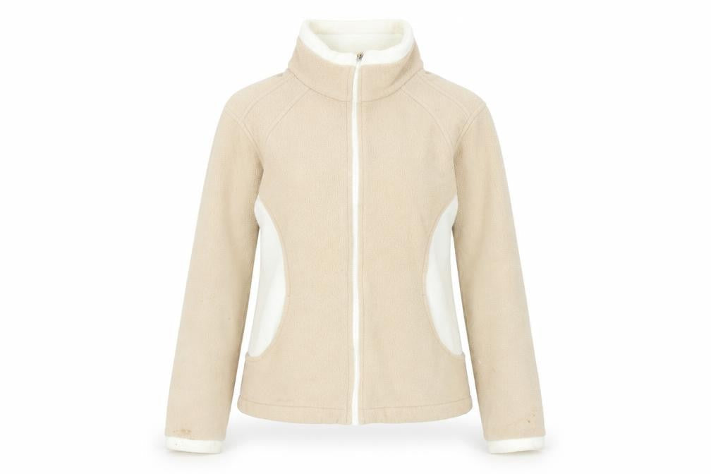 Marks & Spencer Womens Beige Jacket Size 10 Zip
