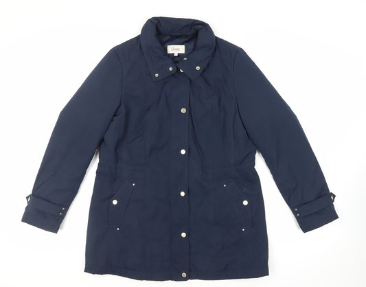 Marks and Spencer Womens Blue Jacket Size 12 Zip