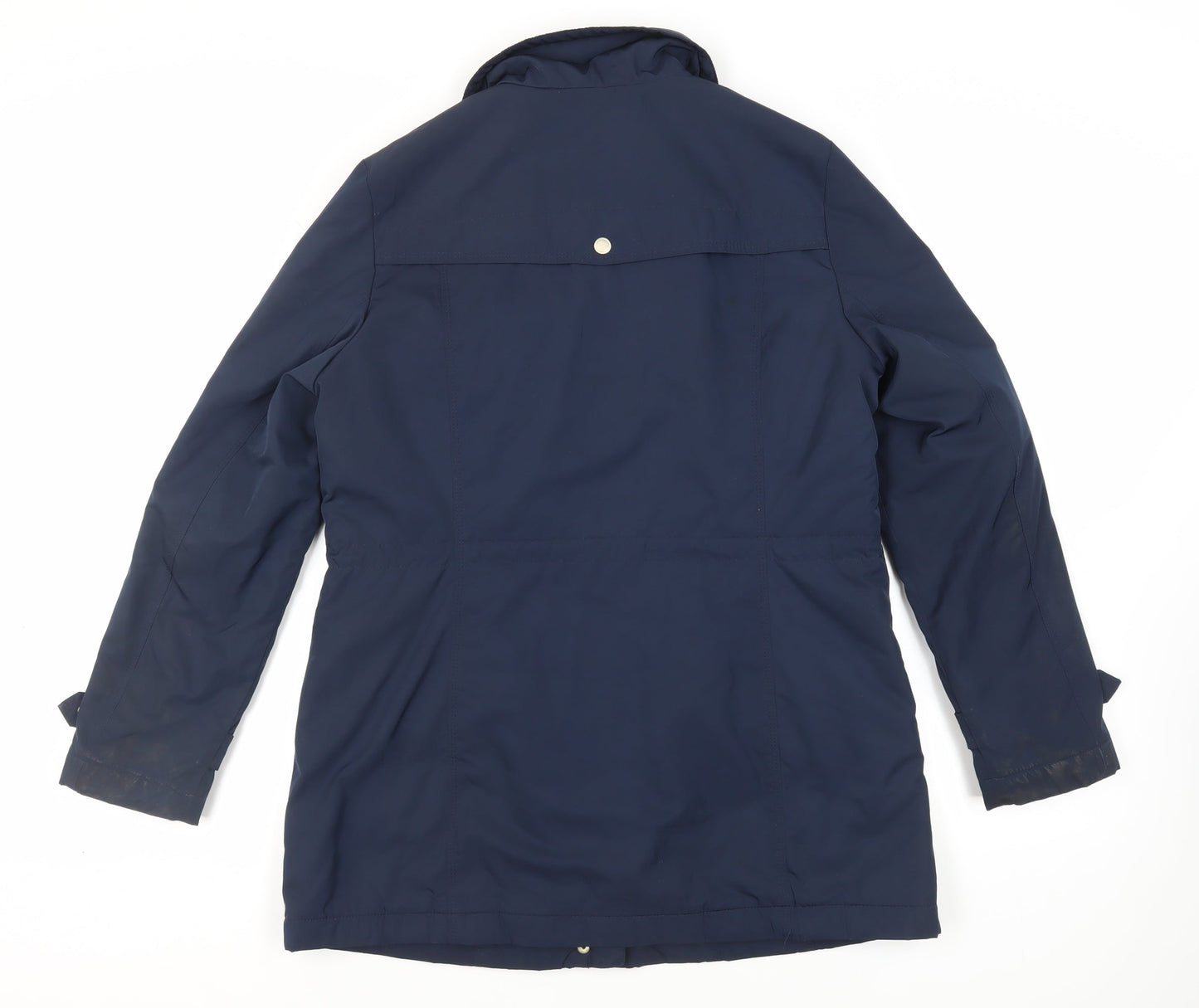 Marks and Spencer Womens Blue Jacket Size 12 Zip