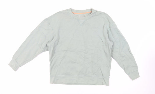 COS Womens Green Cotton Pullover Sweatshirt Size XS Pullover