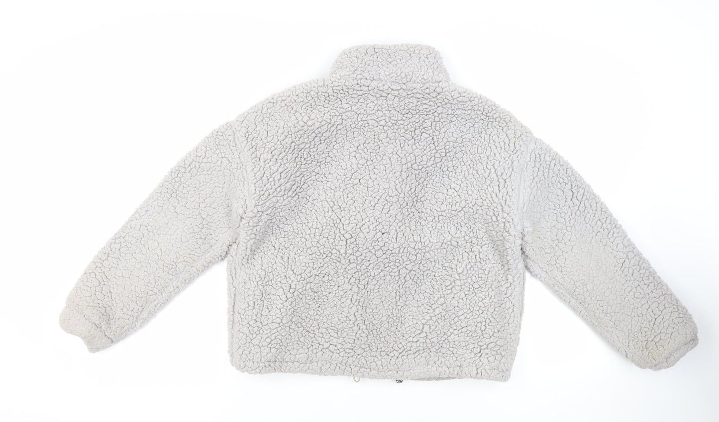 New Look Womens Grey Jacket Size S Zip