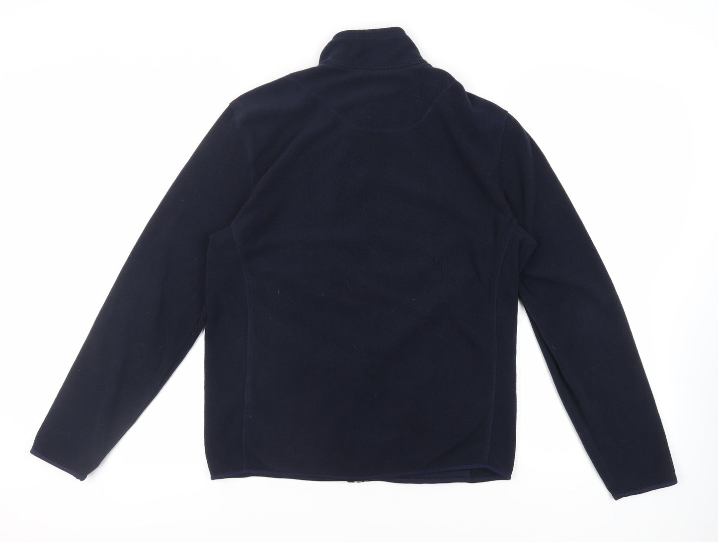 Marks and Spencer Mens Blue Jacket Size M Zip - Pockets
