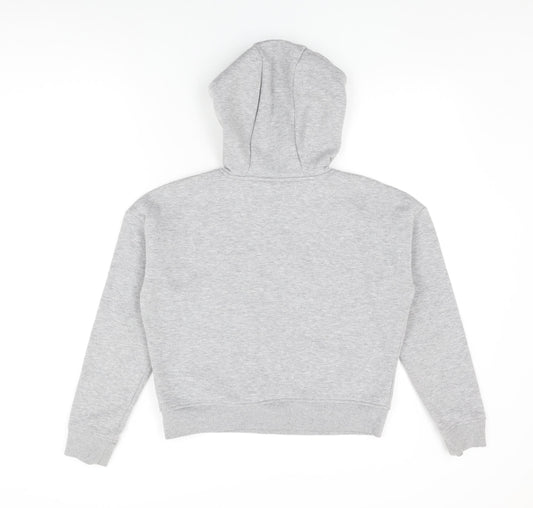 EBRU EVRIM Womens Grey Cotton Pullover Hoodie Size S Pullover - Activewear