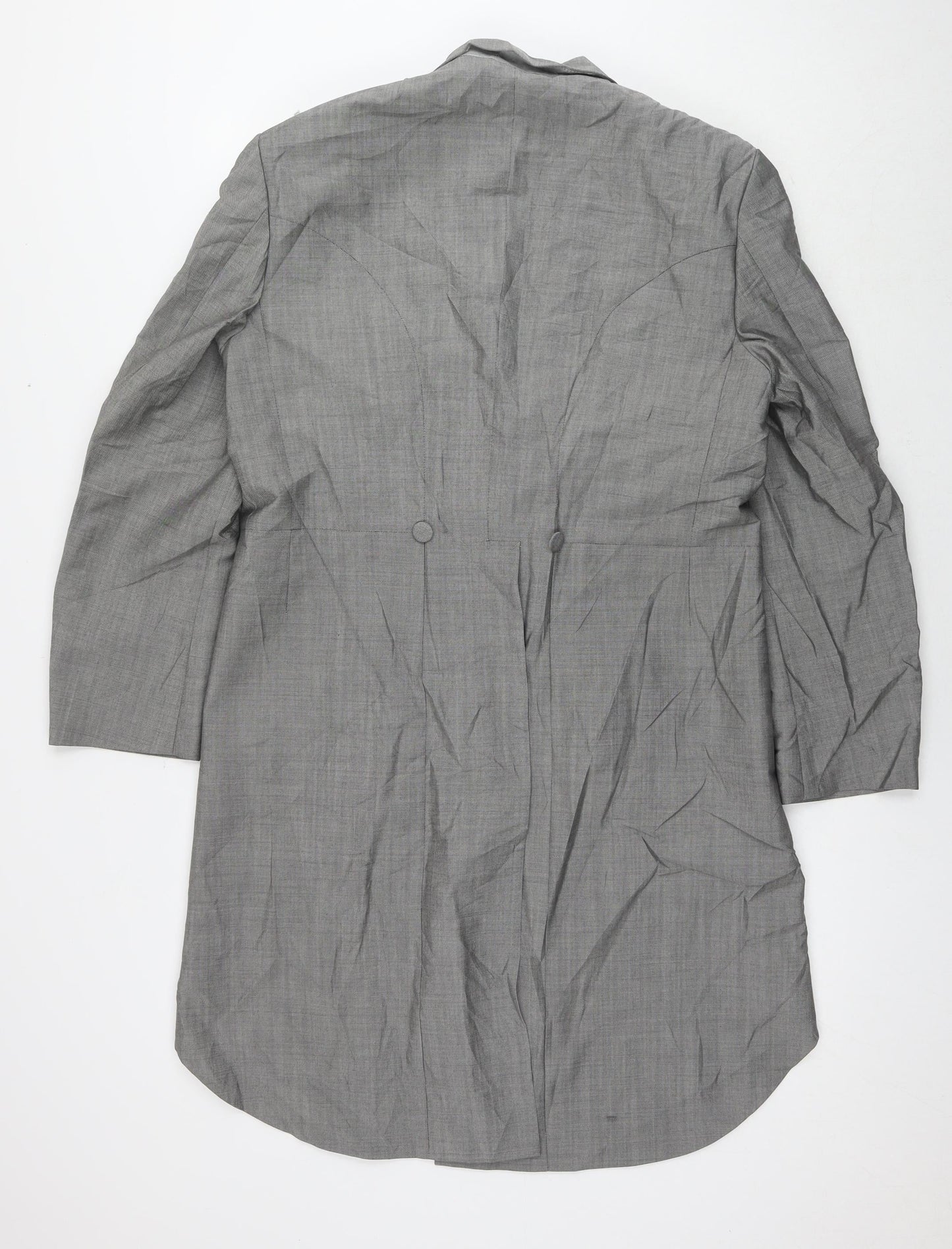 WILVORST Mens Grey Wool Tuxedo Suit Jacket Size S Regular