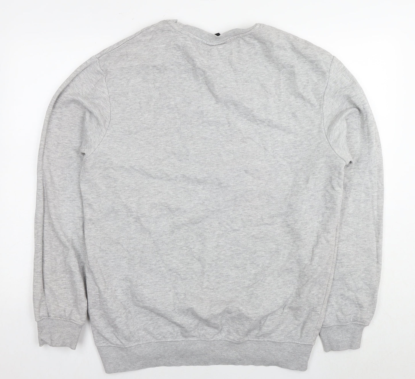 H&M Womens Grey Cotton Pullover Sweatshirt Size L Pullover - Tunic