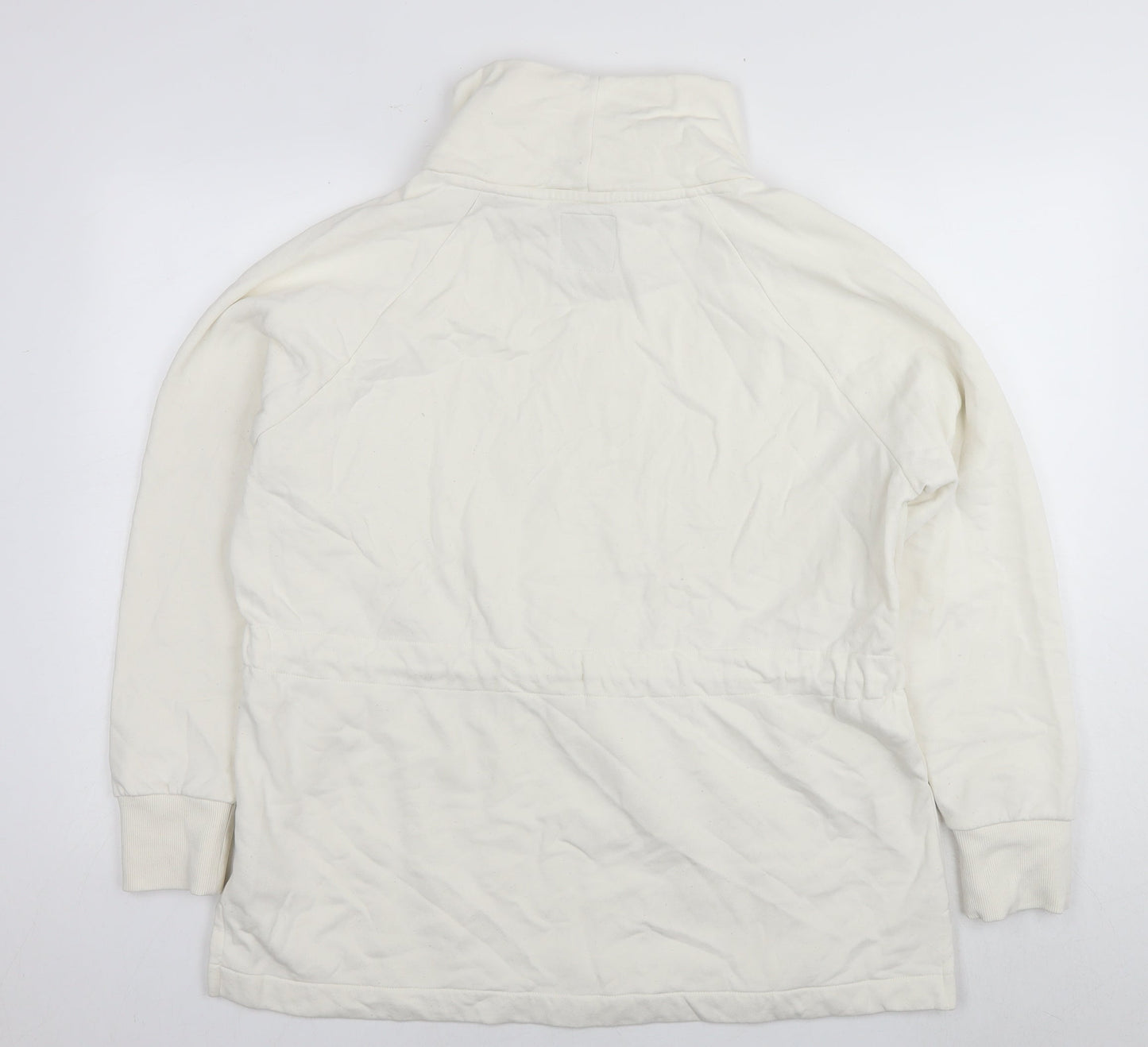 NEXT Womens White Cotton Pullover Sweatshirt Size L Pullover - Tunic