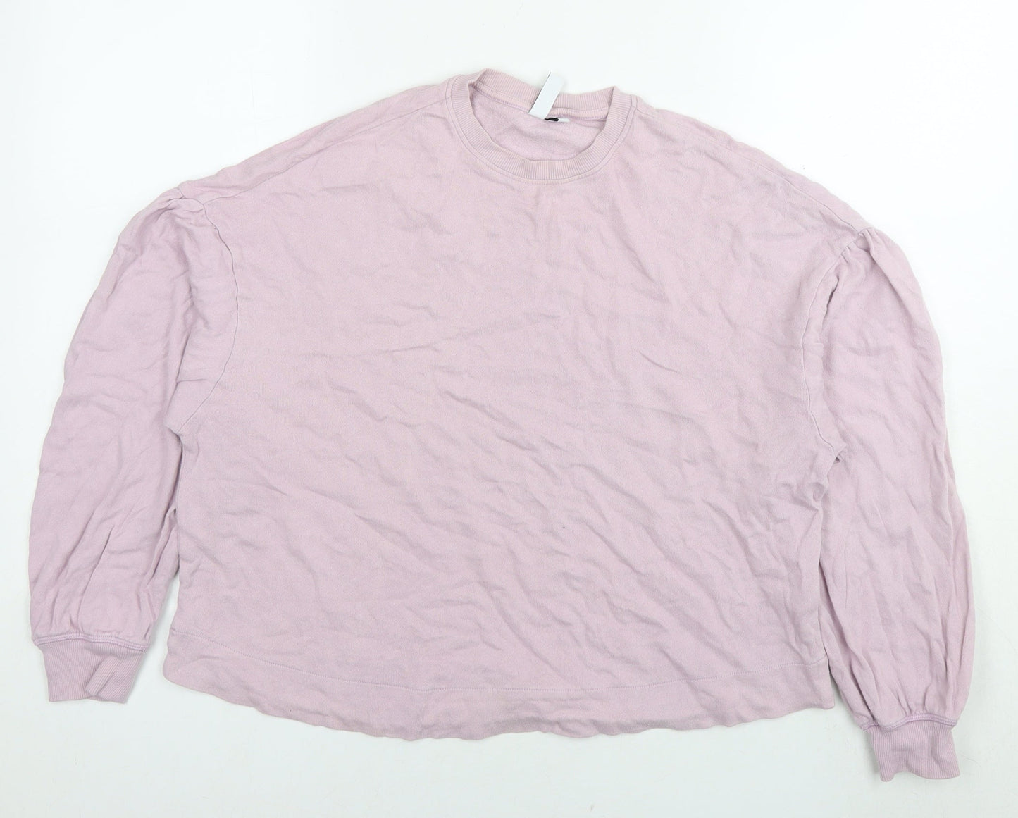 & Other Stories Womens Pink Cotton Pullover Sweatshirt Size XS Pullover