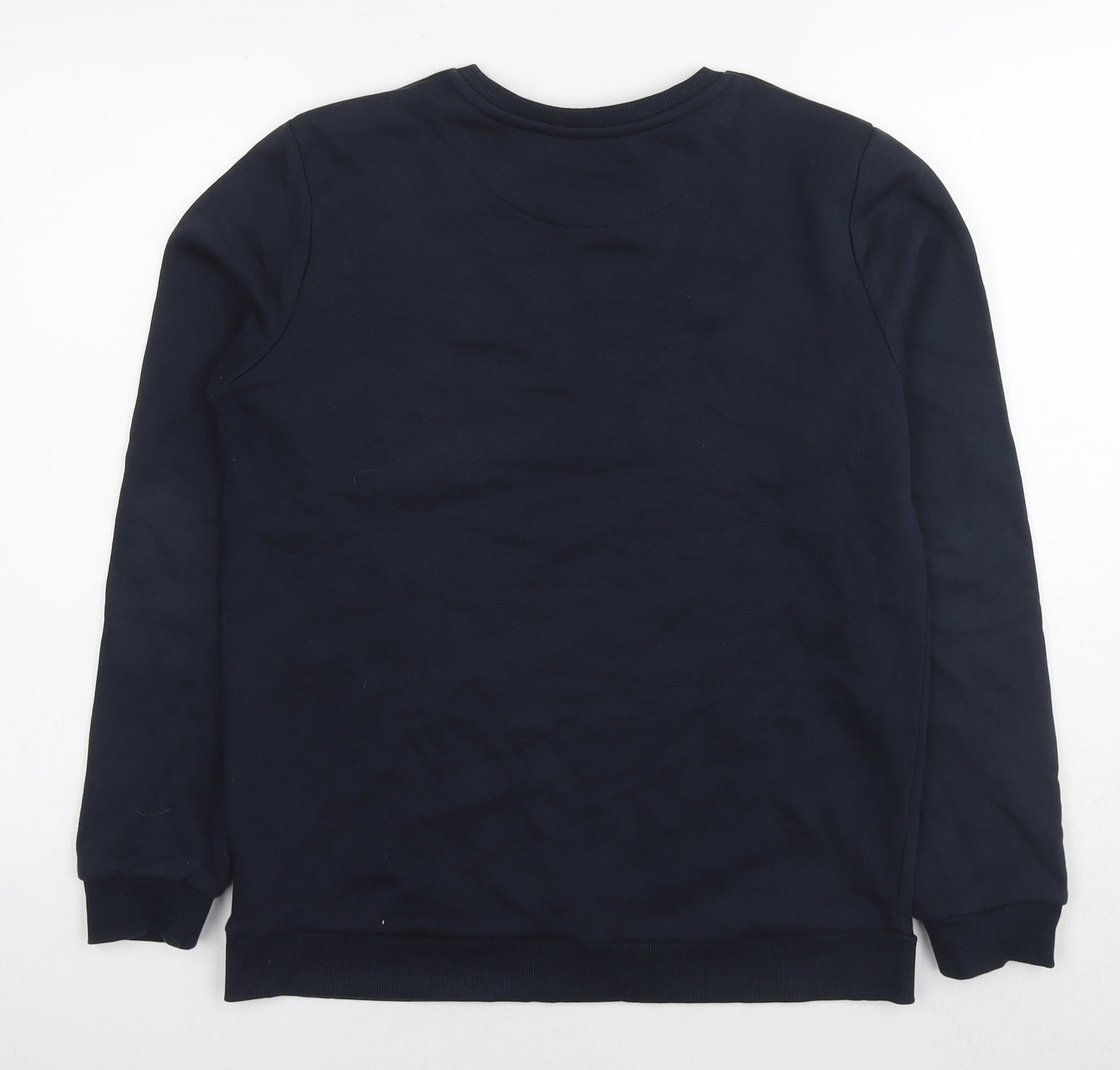 GOODMOVE Boys Blue Cotton Pullover Sweatshirt Size 14-15 Years Pullover