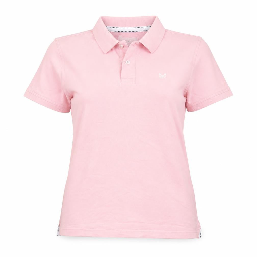 Womens UK Size L Crew Clothing Orange 100% Cotton Polo