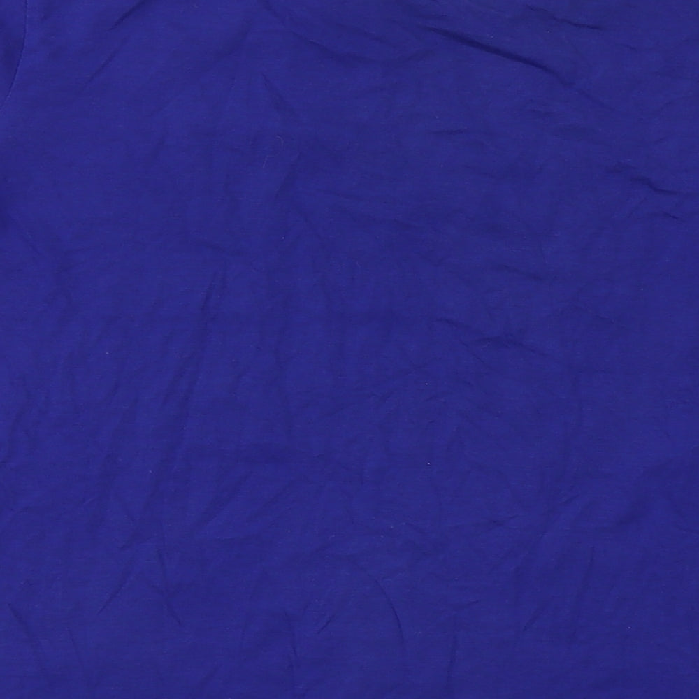 Duck and Cover Mens Blue Cotton T-Shirt Size L Crew Neck