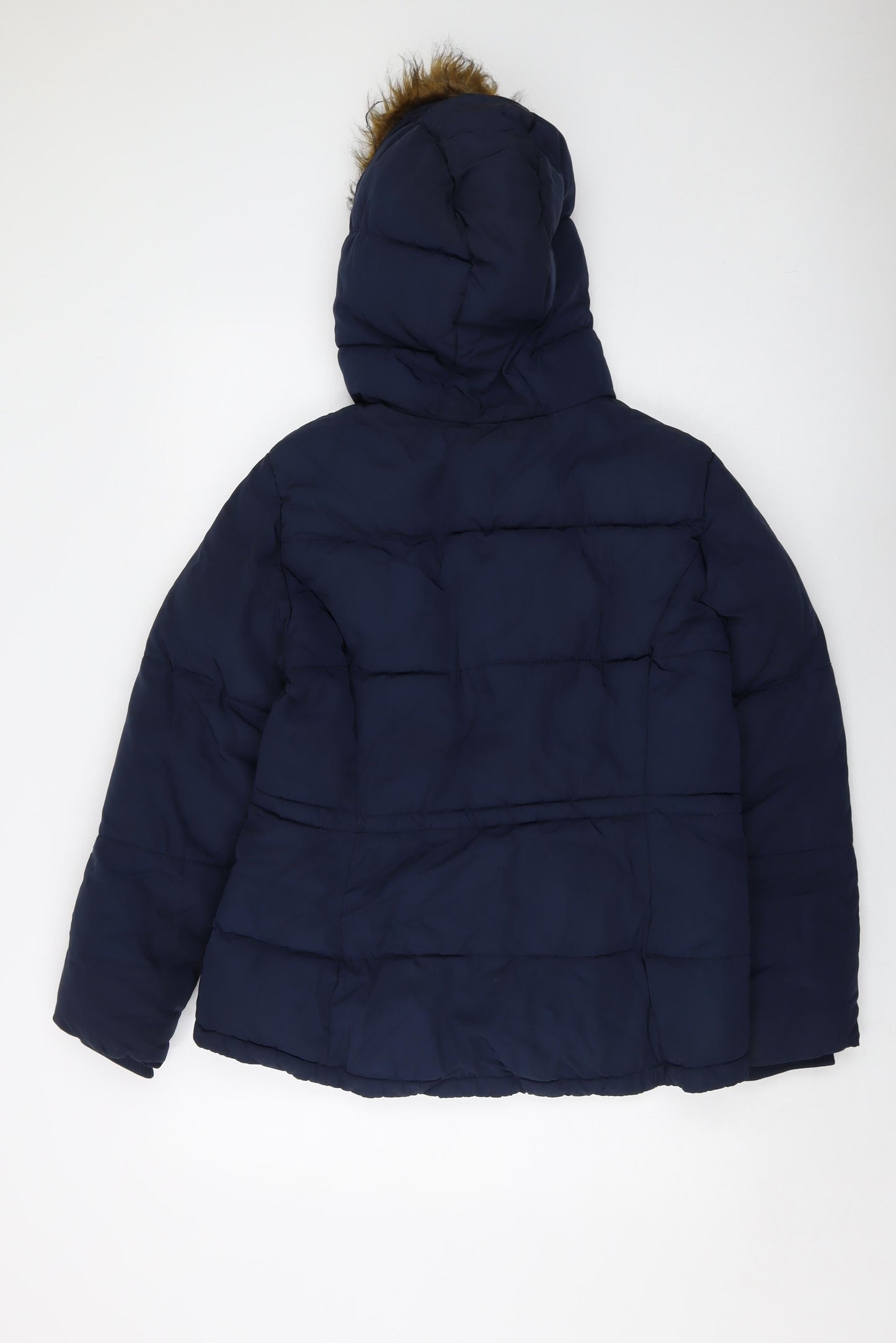 H&M Womens Blue Jacket Size 14 Zip