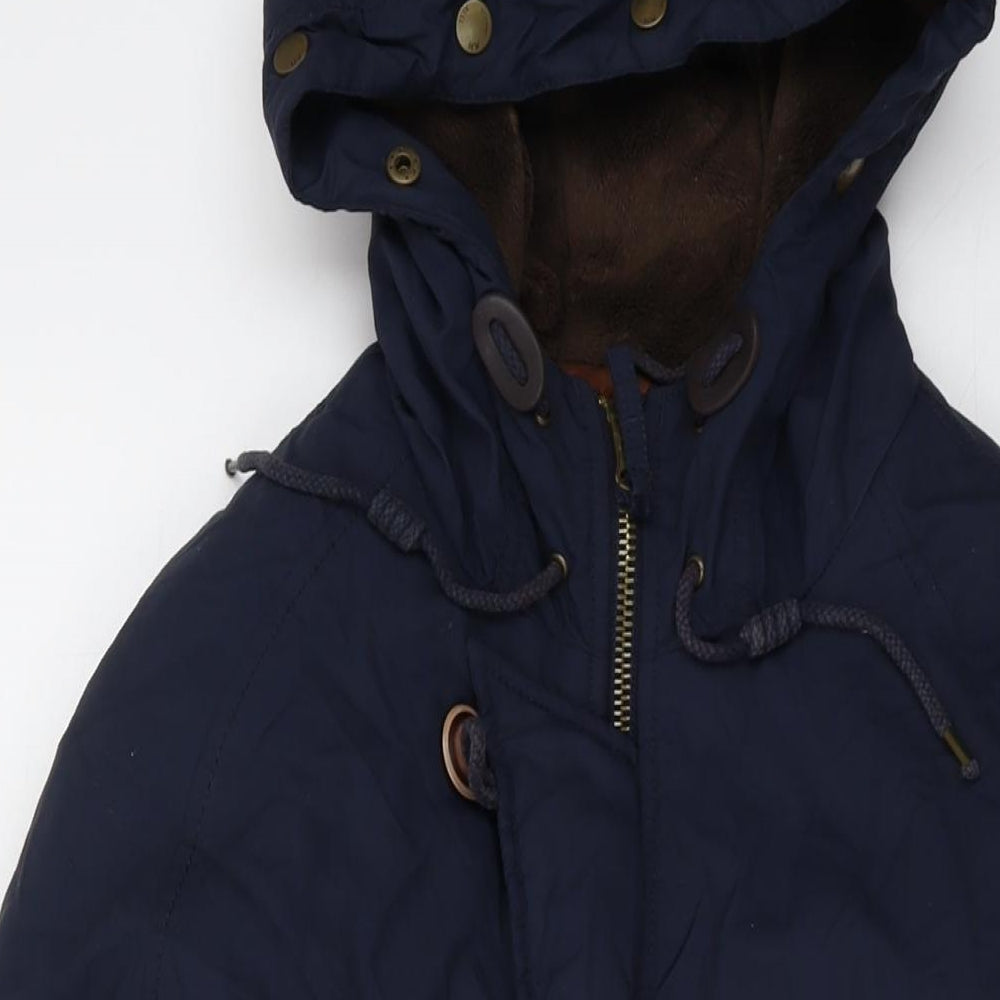 Red Herr Mens Blue Jacket Size L Zip