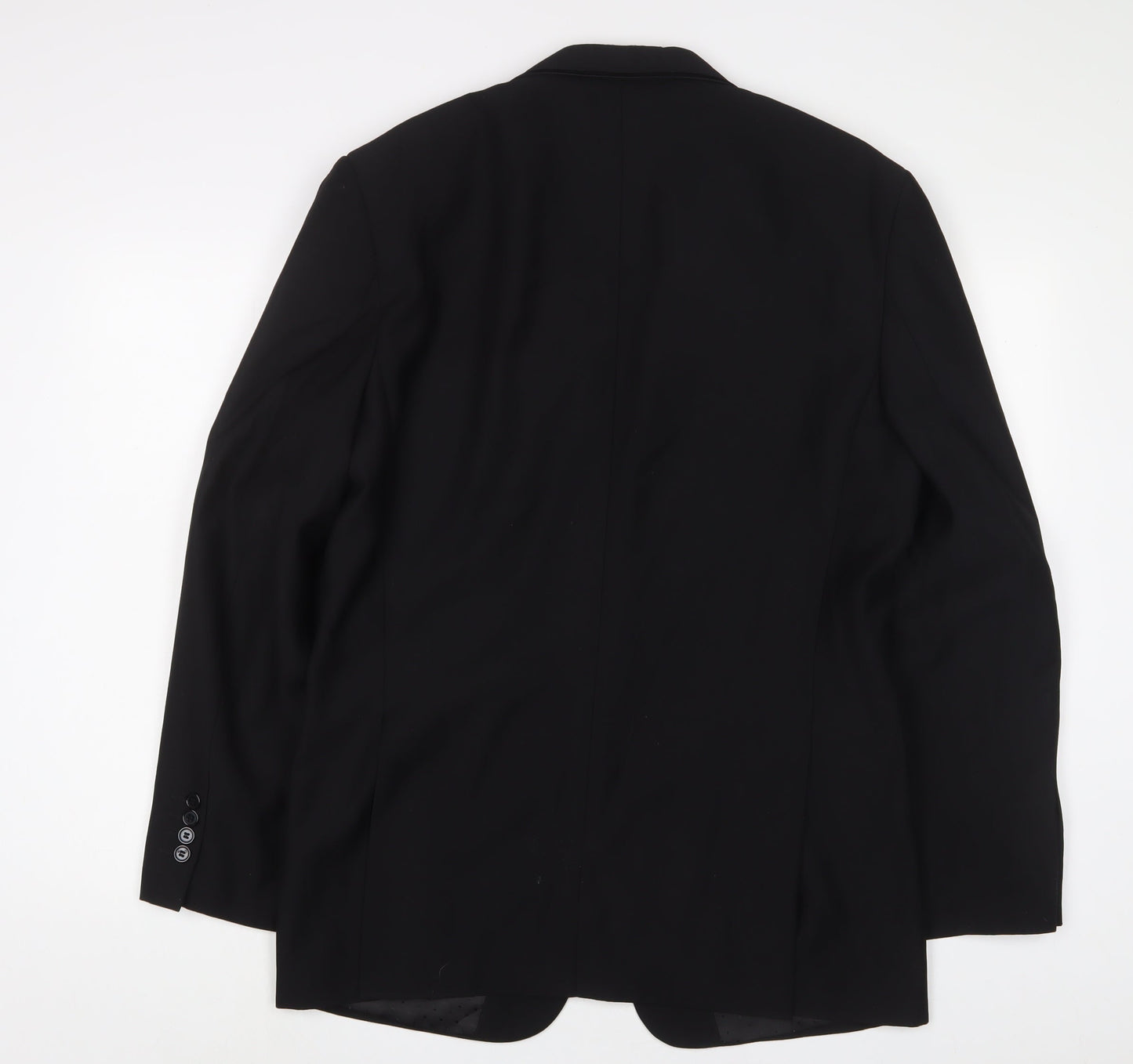 UrbanSpirit Mens Black Polyester Jacket Suit Jacket Size L Regular