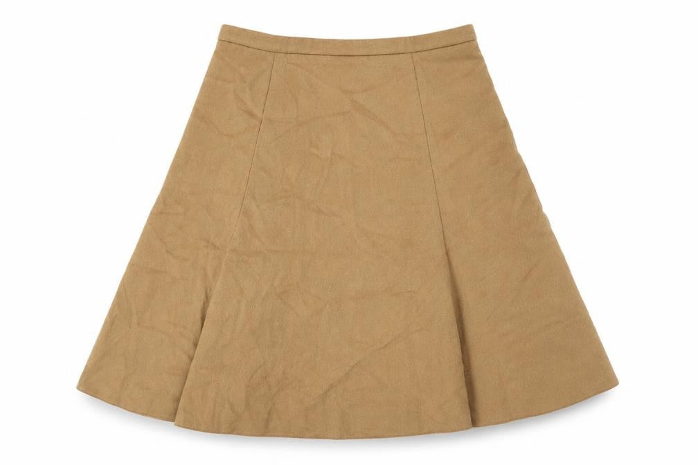 Marks and Spencer Beige A-Line Women's Skirt - M
