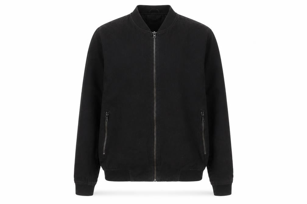 Topman Womens Black Bomber Jacket Size S