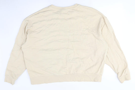 Weekend Collective Women's Beige Pullover Sweatshirt L