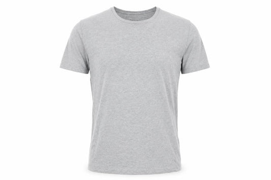BOSS Mens Grey Cotton Blend T-Shirt Size M Round Neck