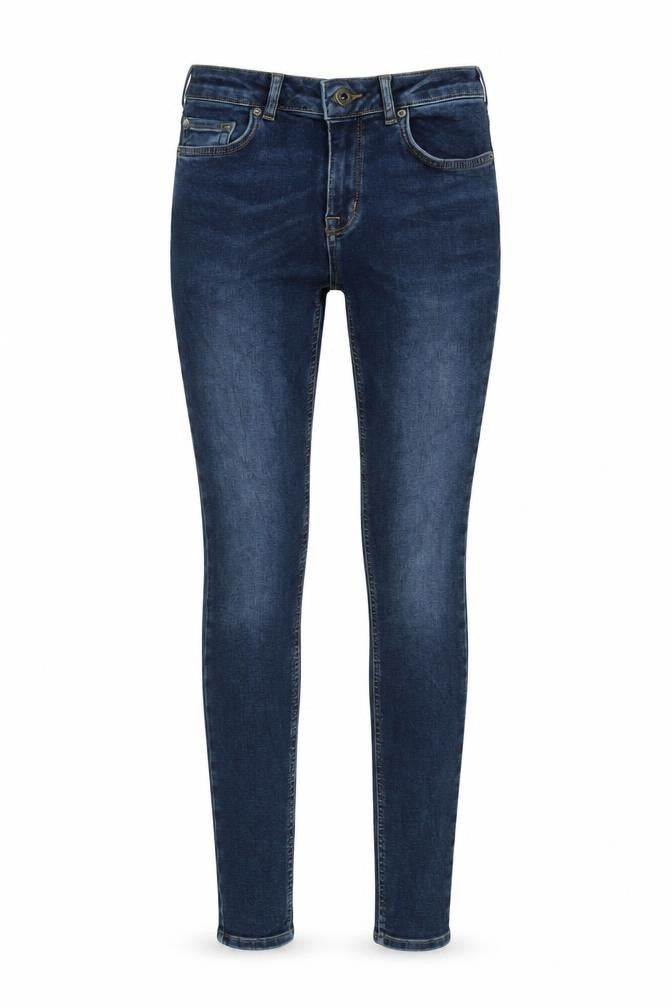 Jack Wills Womens Blue Cotton Blend Skinny Jeans Size 27 in L30 in Regular Zip