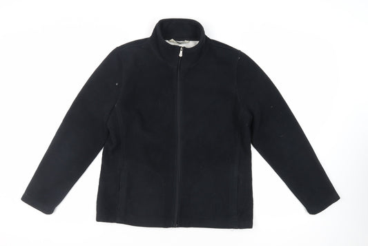 B.C. Clothing Womens Black Jacket Size M Zip - Zipped Pockets